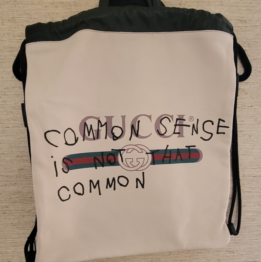 GUCCI 2 Way Coco Capitan BACKPACK In Mystic White Leather - Picture 3 of 15